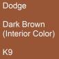 Preview: Dodge, Dark Brown (Interior Color), K9.